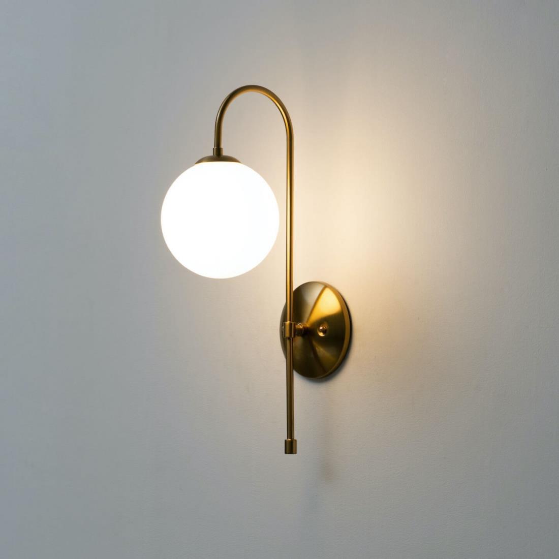 Arch Glow Ball Wall Light