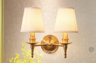 Brass Opulence Wall Light