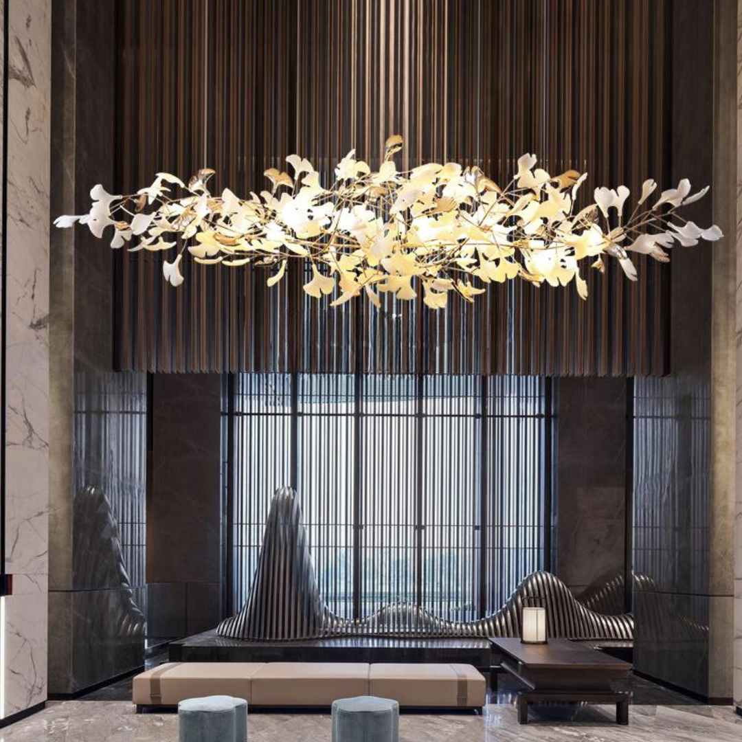 Ginko Leaf Chandelier