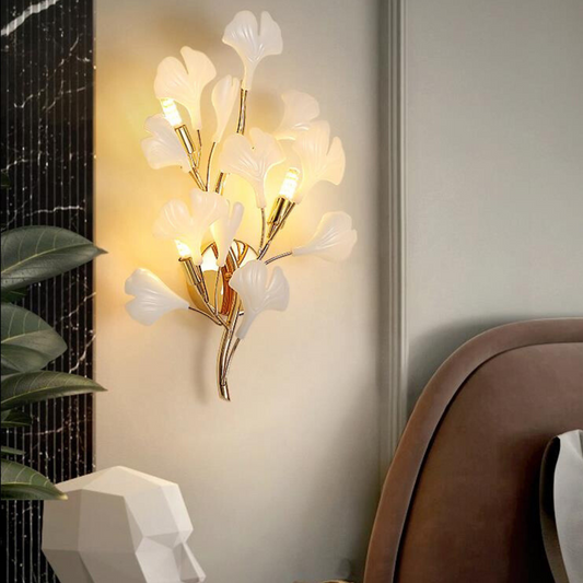 Ginko Leaf Wall Light