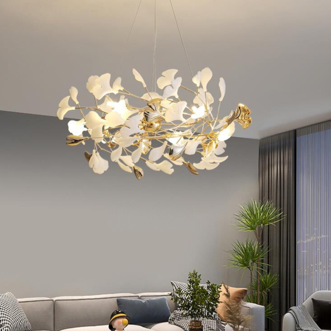 Ginko Leaf Chandelier